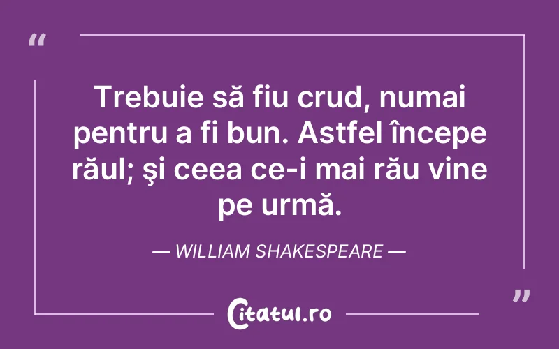 Citat William Shakespeare - citate viata