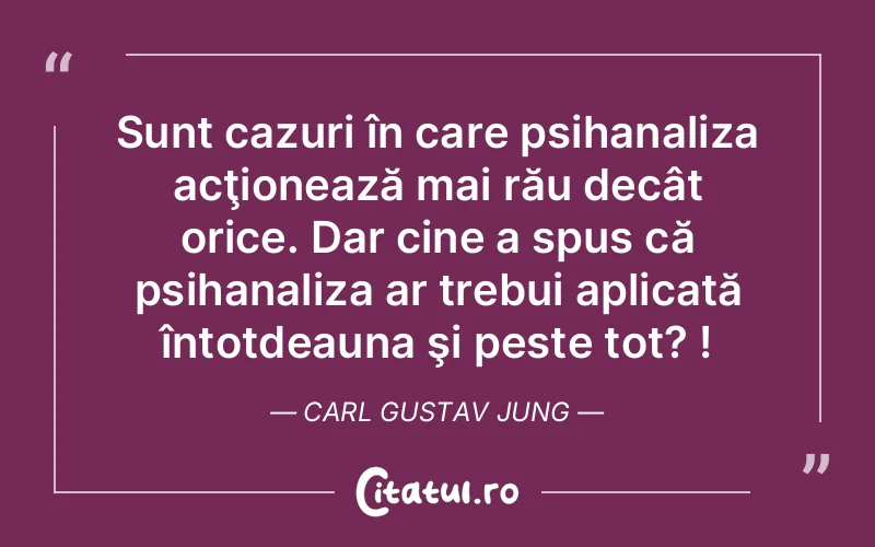 Citat Carl Gustav Jung - citate viata