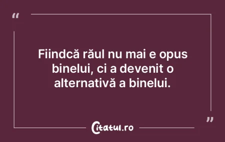Ceea ce este cu adevărat periculos nu e... Ceea ce este cu adevărat periculos nu e...