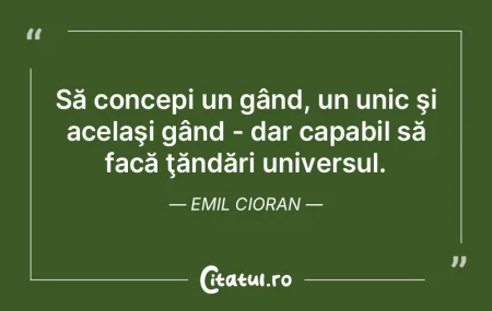 Obsesia sinuciderii e datul celui ce nu ...