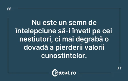 Niciun duşman nu-ţi poate face atât r...