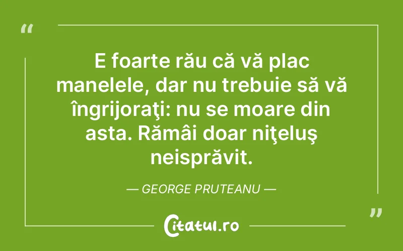 Citat George Pruteanu - citate viata