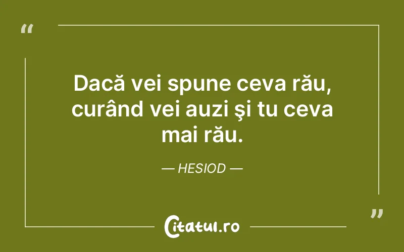 Citat Hesiod - citate viata
