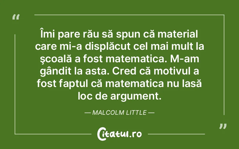 Citat Malc - citate viata