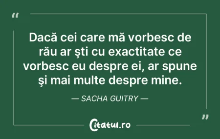 Cel care urneşte răul face confuzie î...