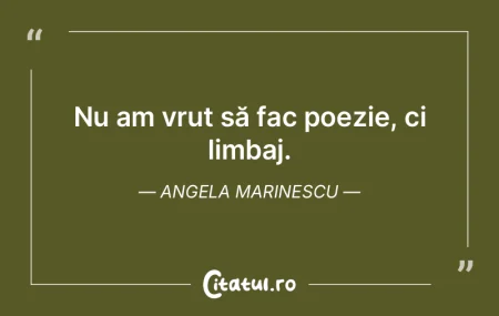 Poezia nu este o concurenţă şi nici u...