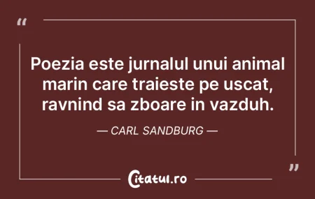 Limba este întâiul mare poem al unui p... Limba este întâiul mare poem al unui p...
