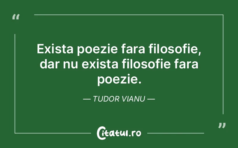 Citat Tudor Vianu - citate viata