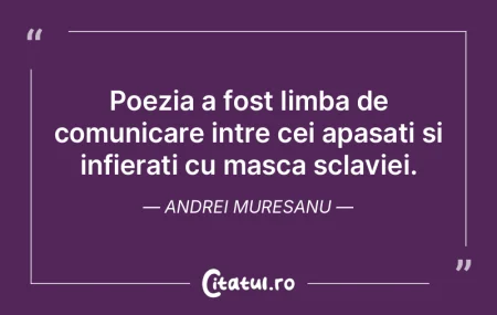 Poezia nu va fi decat muzica si imagine,...