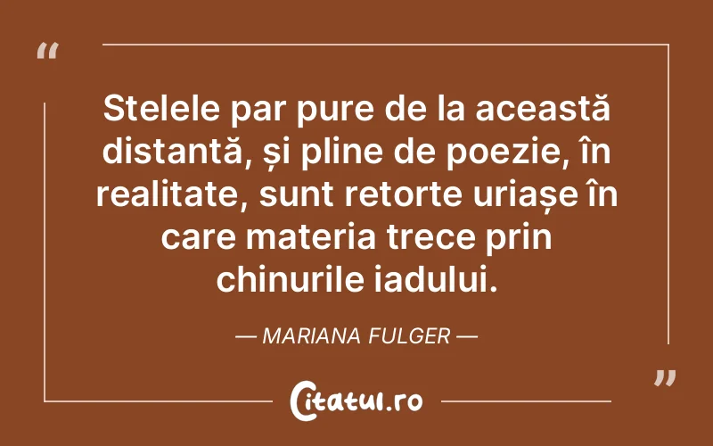 Citat Mariana Fulger - citate viata