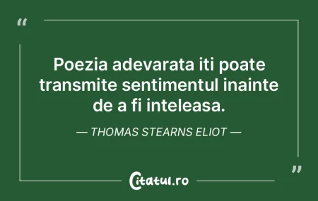 Poezia ar trebui sa ajute nu numai la ra...