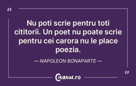 A fi poet e mai mult o conditie decat o ...