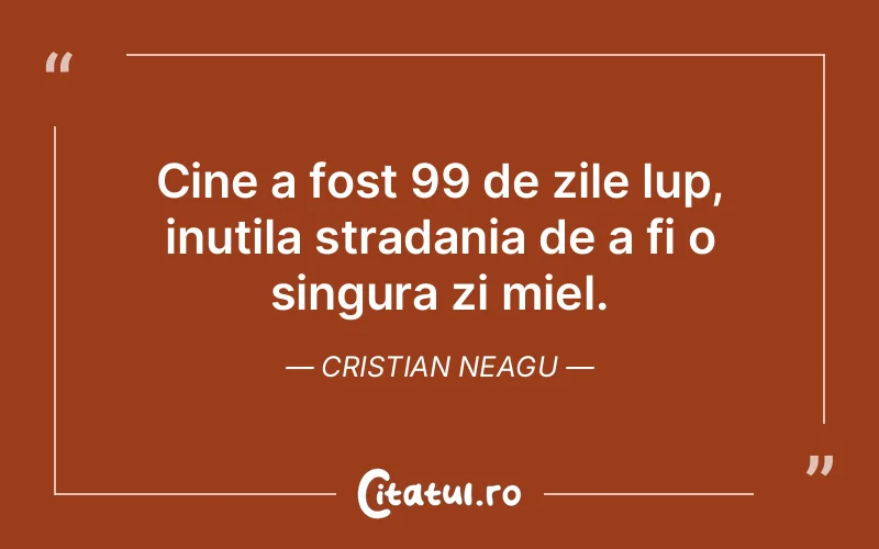 Citat Cristian Neagu - citate viata