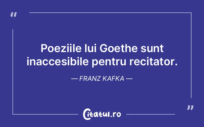 Citat Franz Kafka - citate viata
