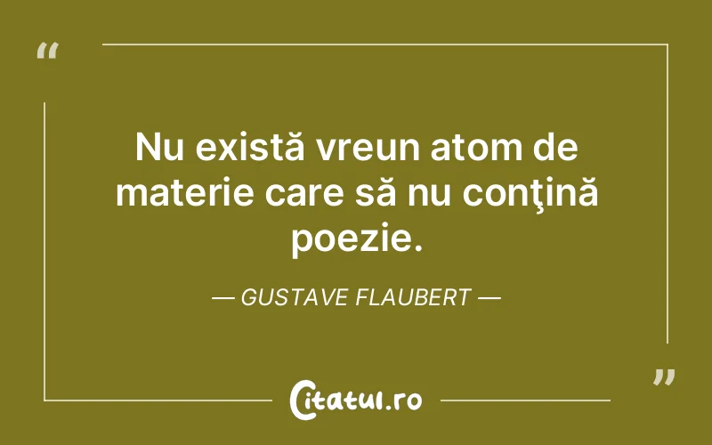 Citat Gustave Flaubert - citate viata