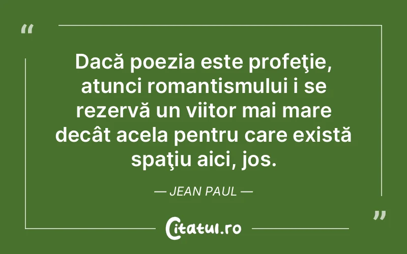 Citat Jean Paul - citate viata