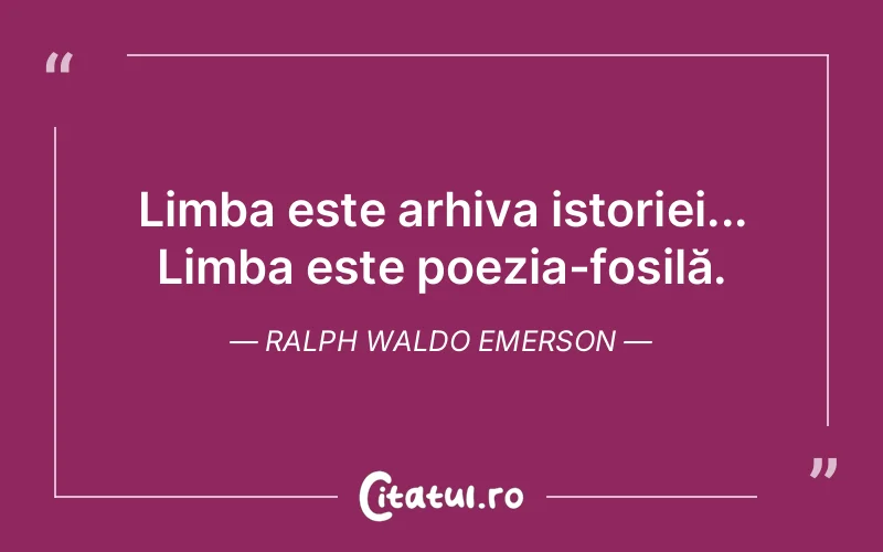 Citat Ralph Waldo Emerson - citate viata