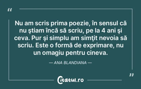 Numai poezia te ţine viu! Tot ea te uci... Numai poezia te ţine viu! Tot ea te uci...