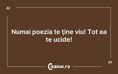 Gândirea serioasă şi filosofică îns... Gândirea serioasă şi filosofică îns...