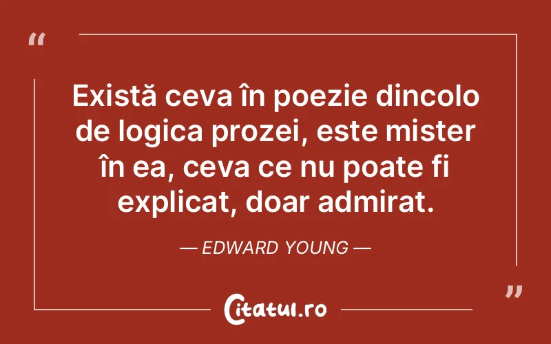 Citat Edward Young - citate viata