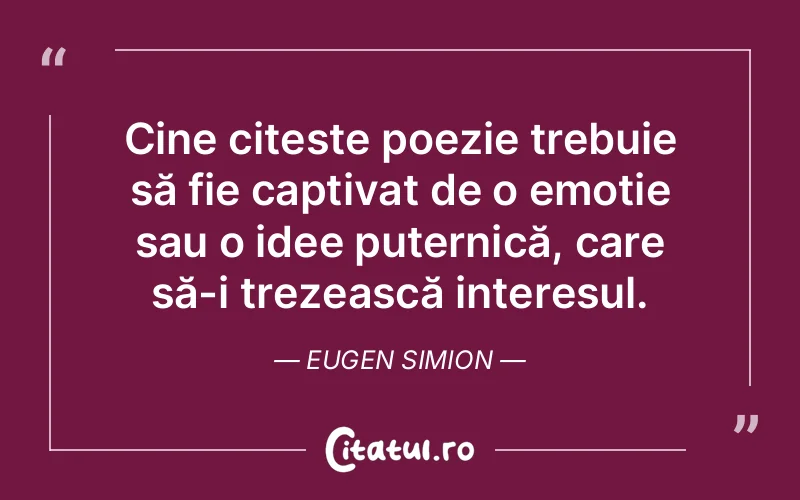 Citat Eugen Simion - citate viata