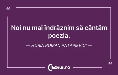 Pace Poeziei leneşe! Poeţilor implica�...