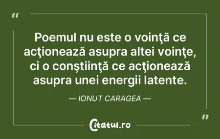 Ştiu că poezia este indispensabilă, d...