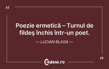 De fiecare dată când îl ascult - şi ...