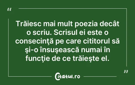 Poezia adevărată nu se poate dispensa ... Poezia adevărată nu se poate dispensa ...