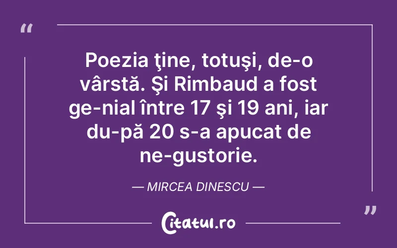 Citat Mircea Dinescu - citate viata