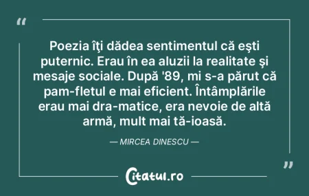 Cine nu descoperă în poezie sau în ta... Cine nu descoperă în poezie sau în ta...