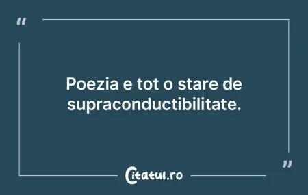 Dacă poezia a devenit aşa prozaică, v...