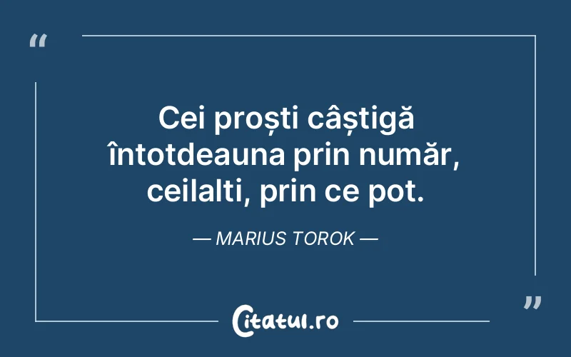 Citat Marius Torok - citate viata