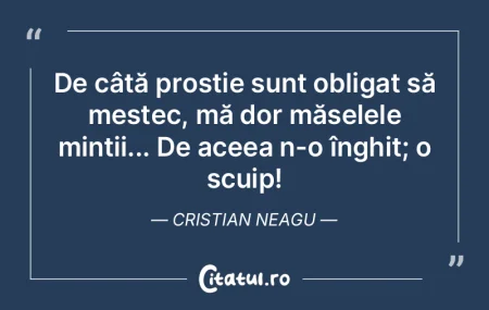 Doar un prost învaţă din greşelile p... Doar un prost învaţă din greşelile p...