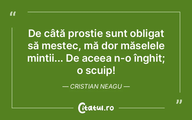 Citat Cristian Neagu - citate viata