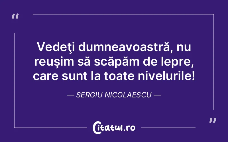 Citat Sergiu Nicolaescu - citate viata