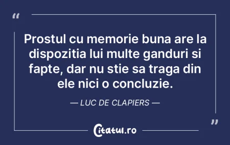 Inteligentul e tont si desteptul e prost...