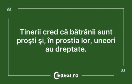 Vorba zboară, prostia rămâne.