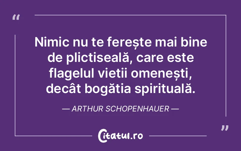 Citat Arthur Schopenhauer - citate viata