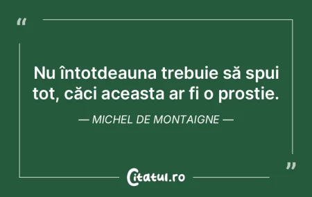 Să spui despre tine mai puţin decât s... Să spui despre tine mai puţin decât s...
