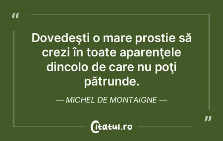 Să zici despre tine mai multe decât su...