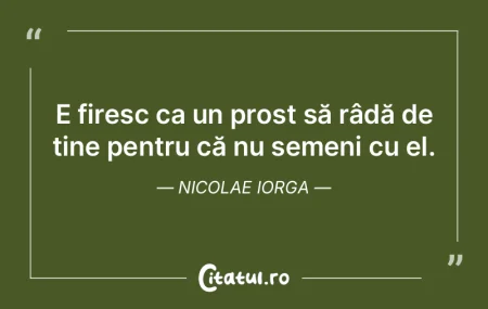 Nebunul poate răspunde la orice întreb...