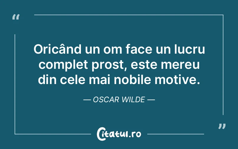 Citat Oscar Wilde - citate viata