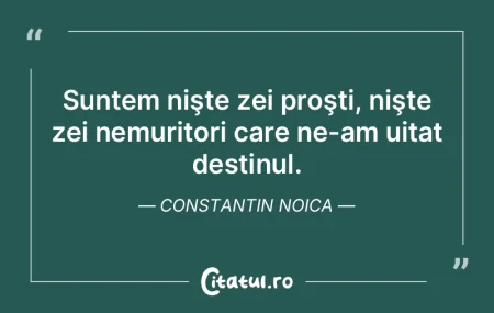 Orice prost poate critica, condamna şi ...