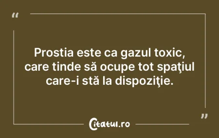 Nu polemiza cu proştii şi cu bădăran...