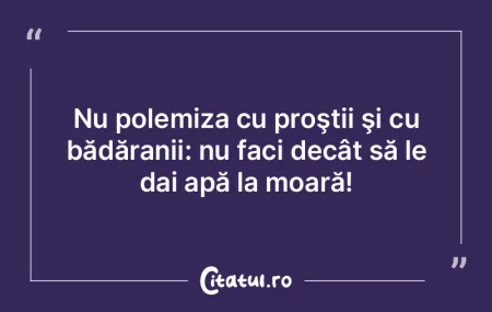 Prostia are mai multă imaginaţie ca In...