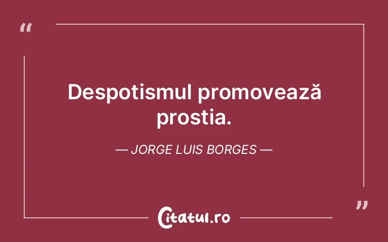 Citat Jorge Luis Borges - citate viata