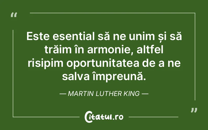 Citat Martin Luther King - citate viata