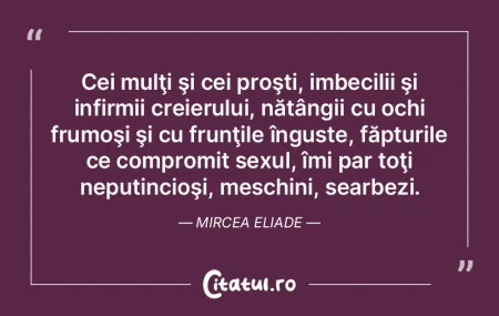 Îmbătrânită, prostia se solidifică.... Îmbătrânită, prostia se solidifică....