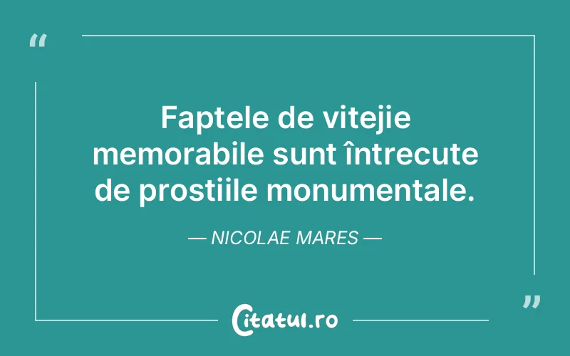 Citat Nicolae Mares - citate viata